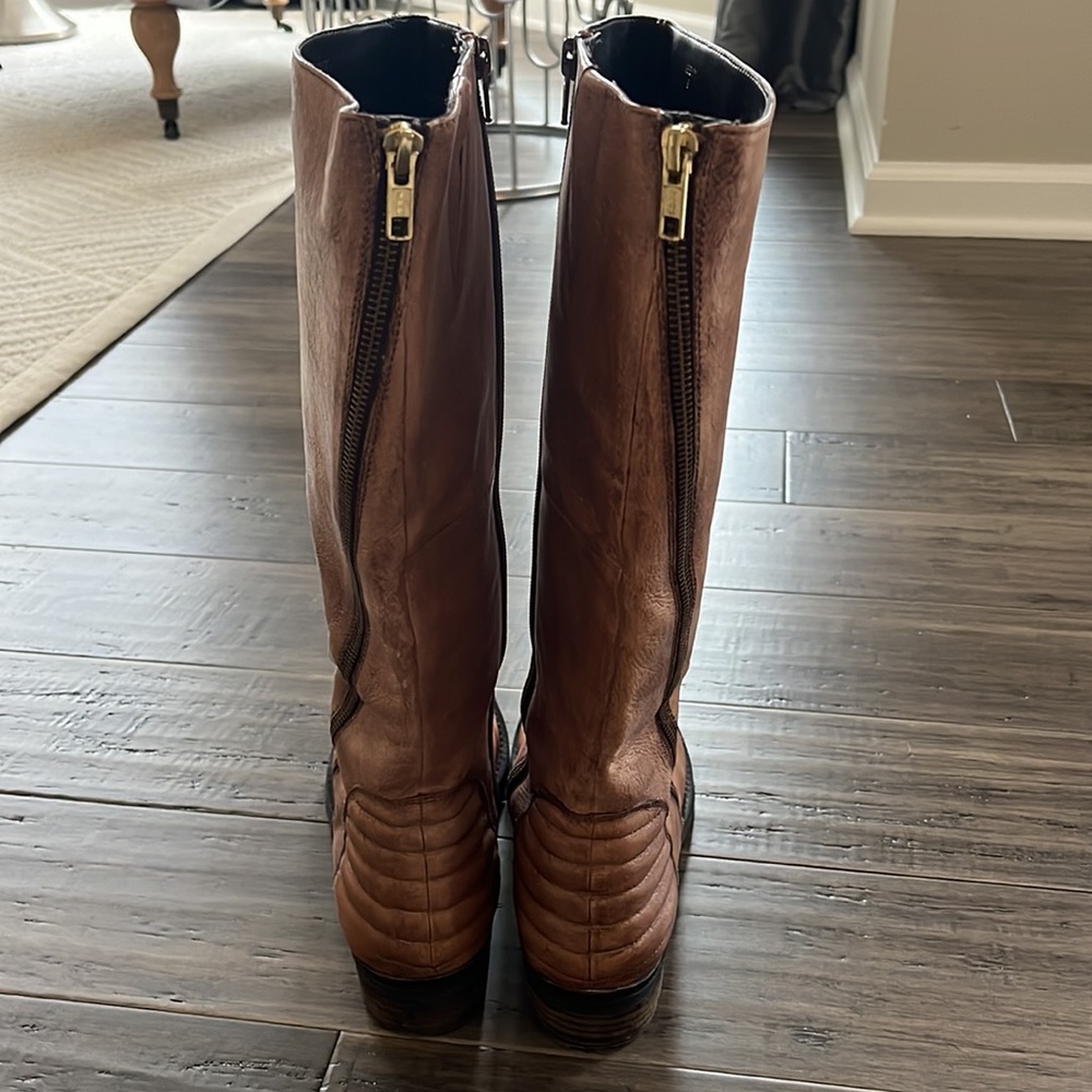 Steve Madden Brown Leather Boots - Picture 4 of 12
